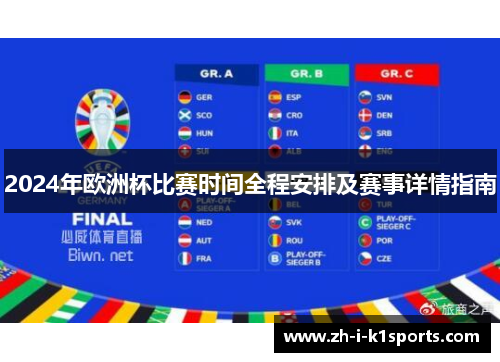 2024年欧洲杯比赛时间全程安排及赛事详情指南