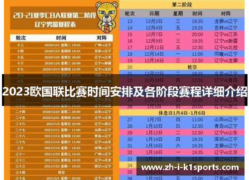2023欧国联比赛时间安排及各阶段赛程详细介绍 2023欧国联比赛时间安排及各阶段赛程详细介绍
